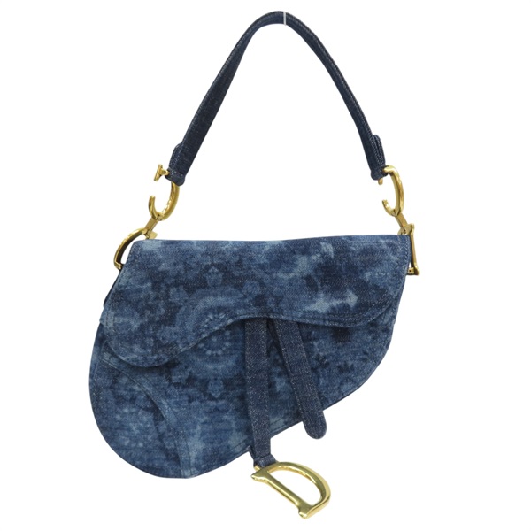 藍色 單寧布 Saddle 馬鞍包 肩背包