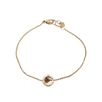 18K玫瑰金 紅寶石 COCO 手鍊【CHANEL 香奈兒】 J13044