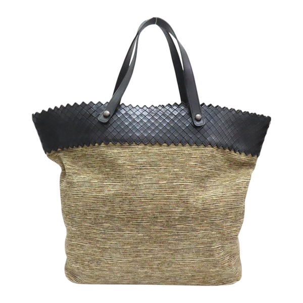 棕色 黑色 棉麻 手提包
