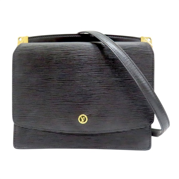 黑色 Epi 水波紋牛皮 Grenelle 肩背包【LOUIS VUITTON LV 路易威登】 M52362