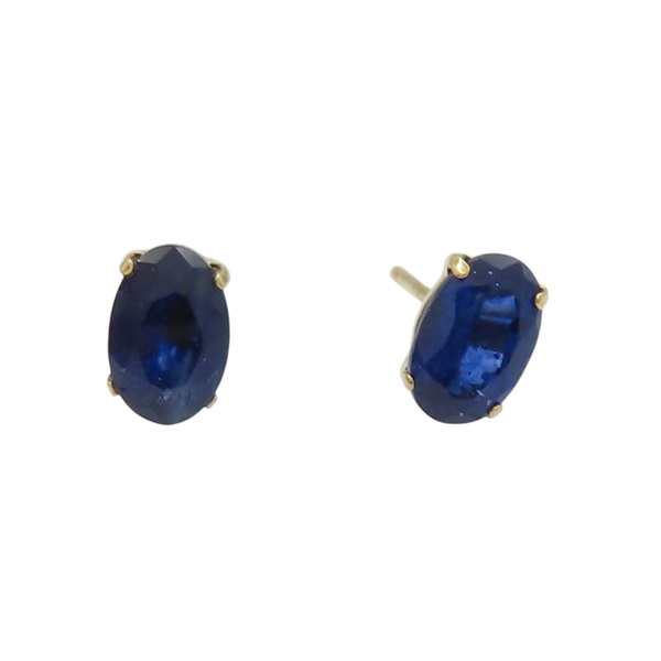 18K黃金 藍寶石 耳環【JEWELRY 無品牌珠寶】 Sapphire Earrings 0.