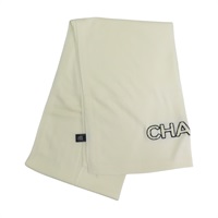 白色 羊毛62% 圍巾【CHANEL 香奈兒】