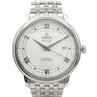 銀色錶盤 不鏽鋼 碟飛系列 De Ville Prestige Co-Axial 腕錶【OMEGA 歐米茄 】 424.10.40.20.02.005