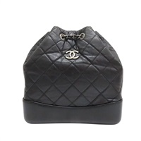 黑色 羊皮 Gabrielle 後背包【CHANEL 香奈兒】