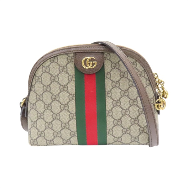 烏木色 GG帆布 Ophidia Supreme 貝殼包 肩背包 499621