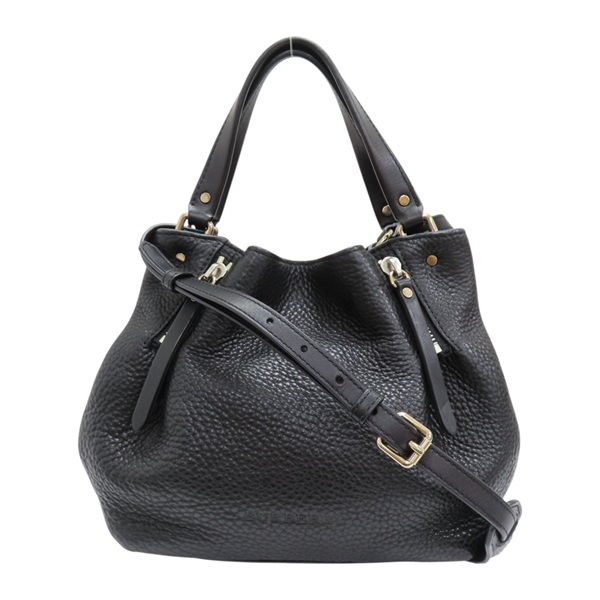 黑色 皮革 兩用包 肩背包【BURBERRY 巴寶莉】