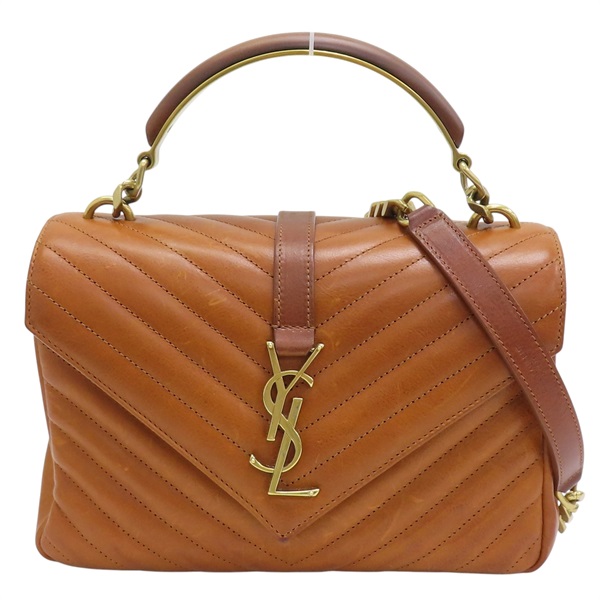 棕色 牛皮 College 兩用包 肩背包 500839