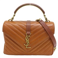 棕色 牛皮 College 兩用包 肩背包 500839