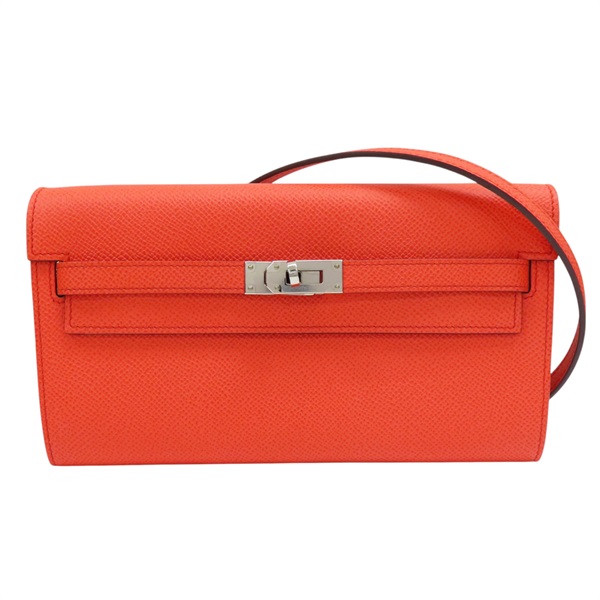 紅色 Epsom牛皮 Kelly to go 肩背包 銀扣 Y刻 Y