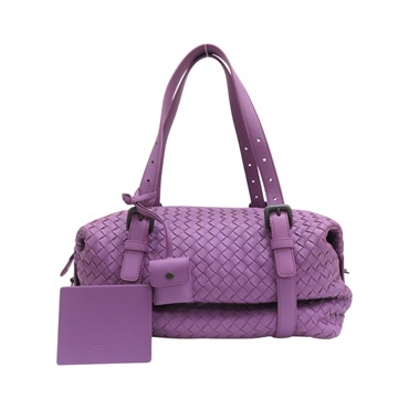 紫色 編織 牛皮 Montaigne 肩背包【BOTTEGA VENETA BV 寶緹嘉】