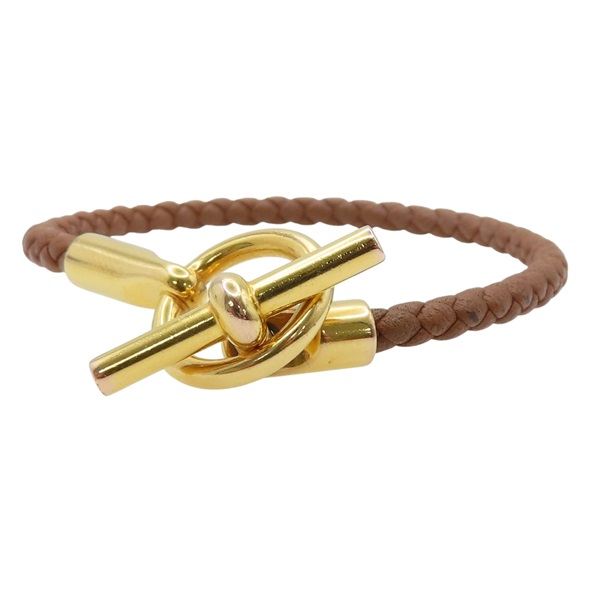 金棕色 SWIFT牛皮 Glenan手環【HERMES 愛馬仕】 H071681F37T1