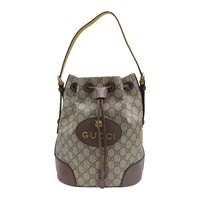 棕色 GG Supreme帆布 後背包【GUCCI 古馳】 473875