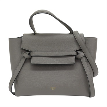 灰色牛皮 Belt 兩用包【CELINE 賽琳】