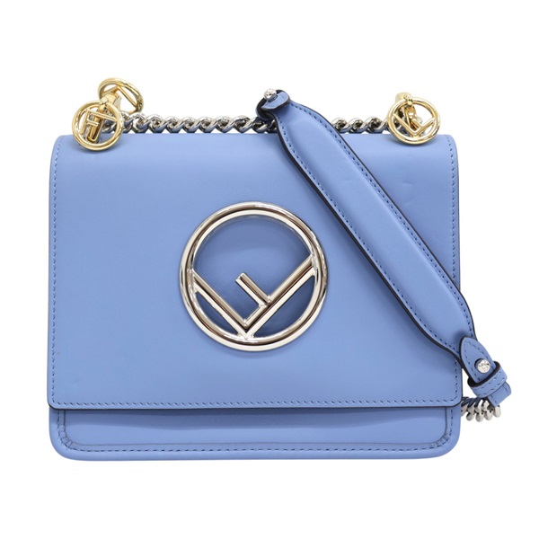 藍色牛皮 Kan I 肩背包 8BT286 [FENDI 芬迪] 8BT286