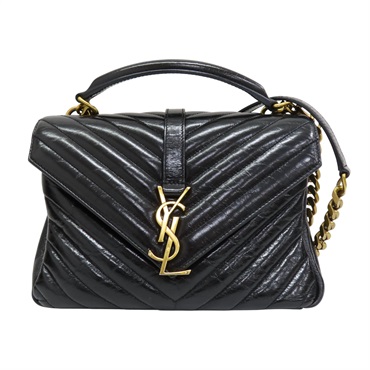 黑色牛皮 College 兩用包 428056【SAINT LAURENT YSL 聖羅蘭】 428056