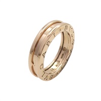 18K玫瑰金 B-Zero1 單環戒指 49【BVLGARI 寶格麗】 335990