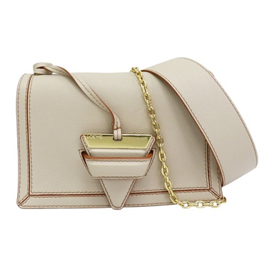 米色 牛皮 Barcelona 肩背包【LOEWE 羅威】 303.12.W89