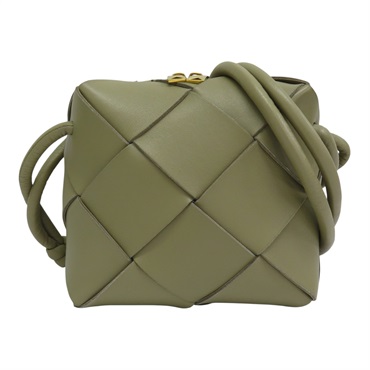 綠色羊皮 Cassette 肩背包 701915【BOTTEGA VENETA BV 寶緹嘉】 701915