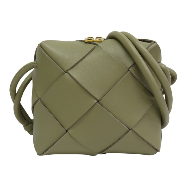 綠色羊皮 Cassette 肩背包 701915【BOTTEGA VENETA BV 寶緹嘉】 701915