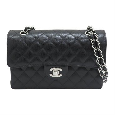 黑色 荔枝紋 牛皮 鍊帶 Classic 23 肩背包 A01113【CHANEL 香奈兒】 A01113