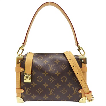 棕色 原花 帆布 Side Trunk MM 肩背包 M46358【LOUIS VUITTON LV 路易威登】 M46358