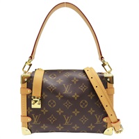 棕色 原花 帆布 Side Trunk MM 肩背包 M46358【LOUIS VUITTON LV 路易威登】 M46358