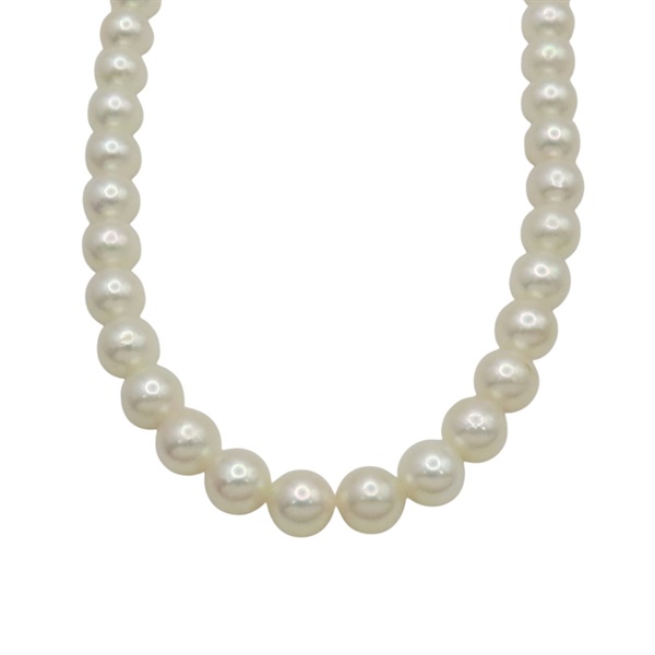 銀製扣頭 珍珠項鍊【JEWELRY 無品牌珠寶】 Pearl Necklace 37.9