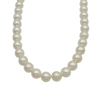 銀製扣頭 珍珠項鍊【JEWELRY 無品牌珠寶】 Pearl Necklace 37.9
