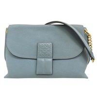 藍色 牛皮 Avenue 肩背包【LOEWE 羅威】