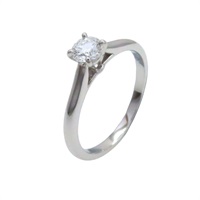 PT950鉑金 Solitaire 1895單鑽戒指 53【Cartier 卡地亞】