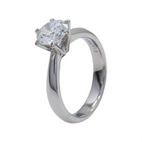 PT1000 鉑金 鑽石戒指【JEWELRY 無品牌珠寶】 Diamond 7.1g