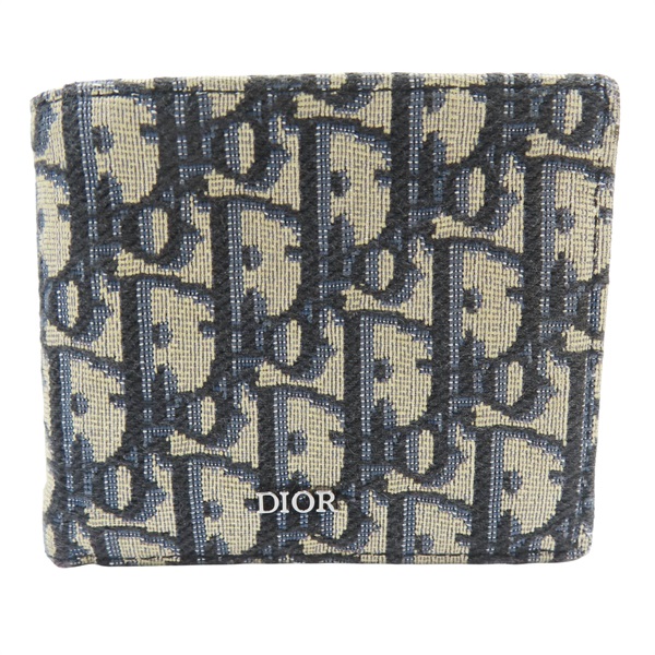 藍色 短夾【Dior 迪奧】