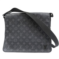 黑色 原花 帆布 District MM 肩背包【LOUIS VUITTON LV 路易威登】 M44001