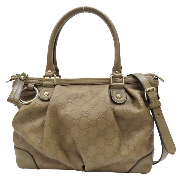 卡其色 壓紋牛皮 兩用包【GUCCI 古馳】 247902