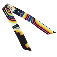 黑色 多色 絲巾 絲綢 Brides de Gala Shadow Twilly【HERMES 愛馬仕】