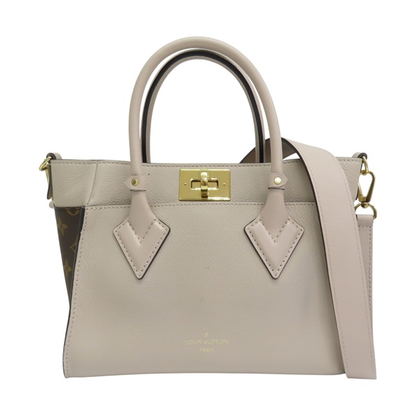 卡其色牛皮 棕色 原花帆布 On The Side PM 兩用包 M57729【LOUIS VUITTON LV 路易威登】 M57729