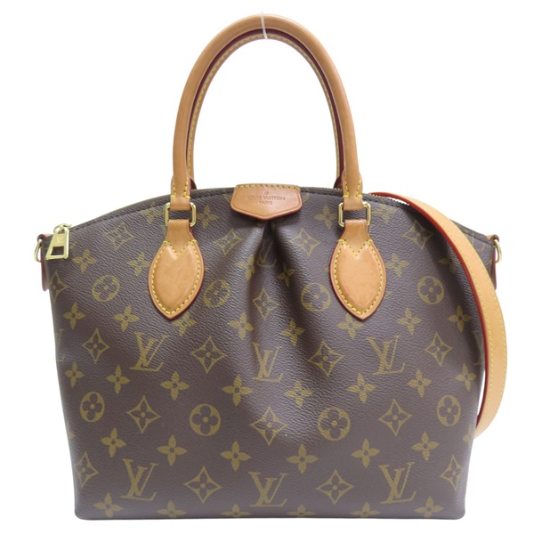 棕色 原花 PVC塗層帆布 Boetie PM 兩用包【LOUIS VUITTON LV 路易威登】 M45986