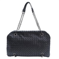 黑色 羊皮編織 肩背包【BOTTEGA VENETA BV 寶緹嘉】