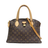 棕色 原花帆布 Rivoli MM 肩背包 無鑰匙【LOUIS VUITTON LV 路易威登】 M44546