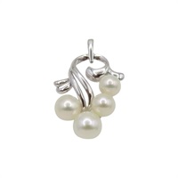 925純銀 珍珠 葡萄造型 墜飾【TASAKI 田崎】 Pearl Top 2.8g