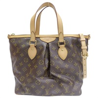 棕色 原花帆布 Palermo PM 兩用包【LOUIS VUITTON LV 路易威登】 M40145