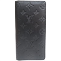 黑色 原花Shadow牛皮壓紋 Brazza 兩折 長夾【LOUIS VUITTON LV 路易威登】 M62900