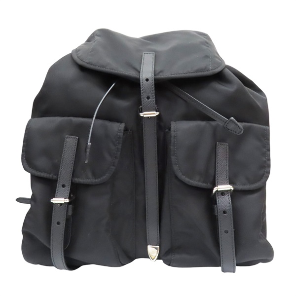 黑色 尼龍 後背包【PRADA 普拉達】 1BZ063