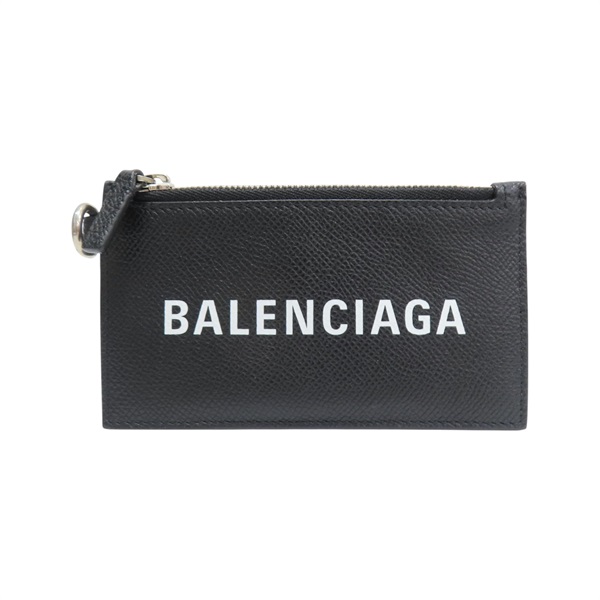黑色 牛皮 名片夾 卡夾  卡條項鍊 594548【Balenciaga 巴黎世家】 594548