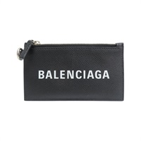 黑色 牛皮 名片夾 卡夾  卡條項鍊 594548【Balenciaga 巴黎世家】 594548
