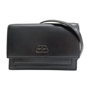 黑色 牛皮 Sharp 腰包 肩背包【BALENCIAGA 巴黎世家】 594938
