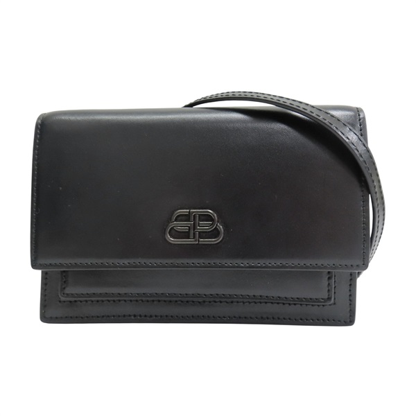黑色 牛皮 Sharp 腰包 肩背包【BALENCIAGA 巴黎世家】 594938
