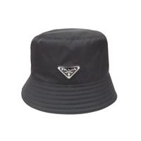 黑色尼龍 Re-Nylon 漁夫帽 S【PRADA 普拉達】 2HC137