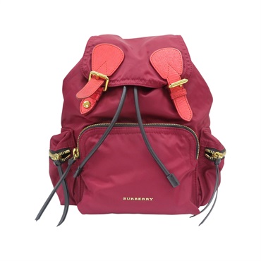 紅色 尼龍 後背包 4059489【BURBERRY 巴寶莉】 4059489