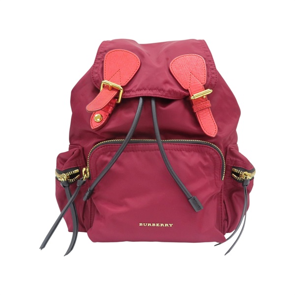 紅色 尼龍 後背包 4059489【BURBERRY 巴寶莉】 4059489